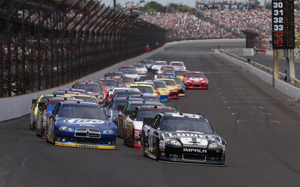 Jimmie Johnson wins NASCAR Brickyard 400