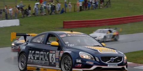Randy Pobst won both races in the Pirelli World Challenge at Mid-Ohio this weekend.
