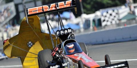 Spencer Massey grabbed the No. 1 seed in Top Fuel at Pacific Raceways.