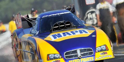 Ron Capps posted the fastest time in Funny Car qualifying on Friday night near Seattle. It's same  track where Capps first tasted NHRA victory in 1995.