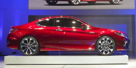 Honda previewed the look of the redesigned Accord with this concept car.