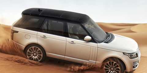 The 2013 Land Rover Range Rover sheds 700 pounds by switching to an aluminum body.