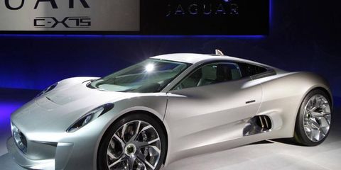 Production of the Jaguar C-X75 is set to begin in 2013.
