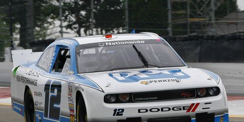 Sam Hornish Jr. continued a fine stretch of racing on Saturday as he grabbed the NASCAR Nationwide pole at Watkins Glen.