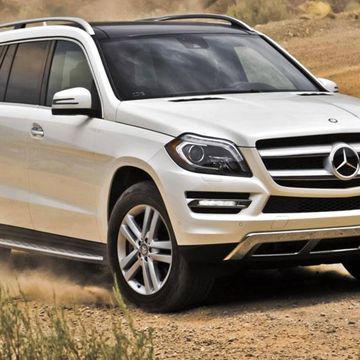 The redesigned Mercedes-Benz GL full-szied SUV reaches dealerships in September.