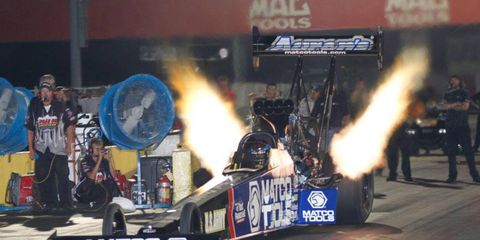 Antron Brown will be racing in the NHRA Mello Yello Drag Racing Series in 2013.