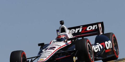 Will Power, above, took the pole Saturday for Sunday's IndyCar race at Sonoma.