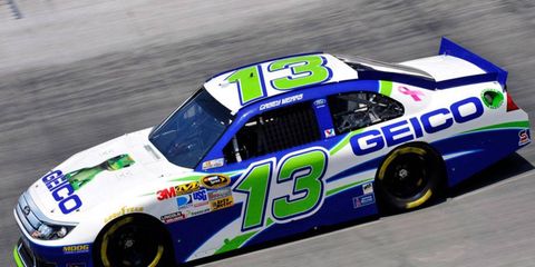 Casey Mears was awarded the Sprint Cup pole at Bristol based on practice speeds after qualifying was rained out on Friday.