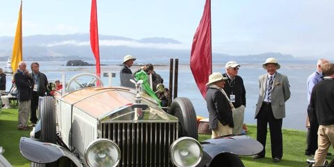 A Rolls-Royce from the Maharaja class at the Pebble Beach Concours.