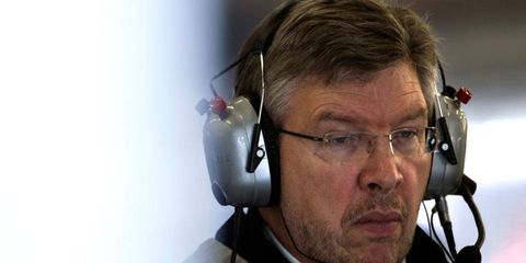 Ross Brawn, team principal of Mercedes, addressed the media on Friday in Belgium.