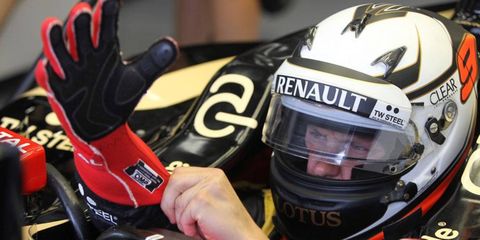 Kim R&auml;ikk&ouml;nen and Lotus will not debut its Double DRS system in the Belgian Grand Prix.