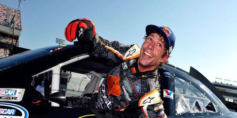 NASCAR Nationwide Series rookie Travis Pastrana surprised the field by leading all drivers in practice speeds at Richmond on Friday.