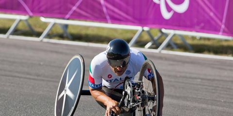 Alex Zanardi, a former F1 driver, won a gold medal in handcycling at the recent Paralympics.