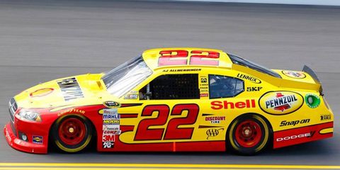 Joey Logano will drive the No. 22 car for Penske Racing in 2013.