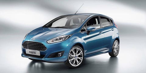 The Ford Fiesta draws styling elements from the Evos concept.