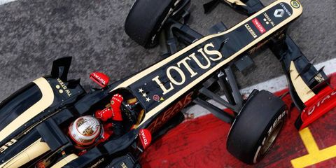 Driver Jerome D'Ambrosio tested for Lotus at Mugello earlier this season.