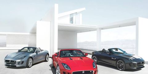 The Jaguar F-Type, revealed ahead of its official Paris motor show debut.