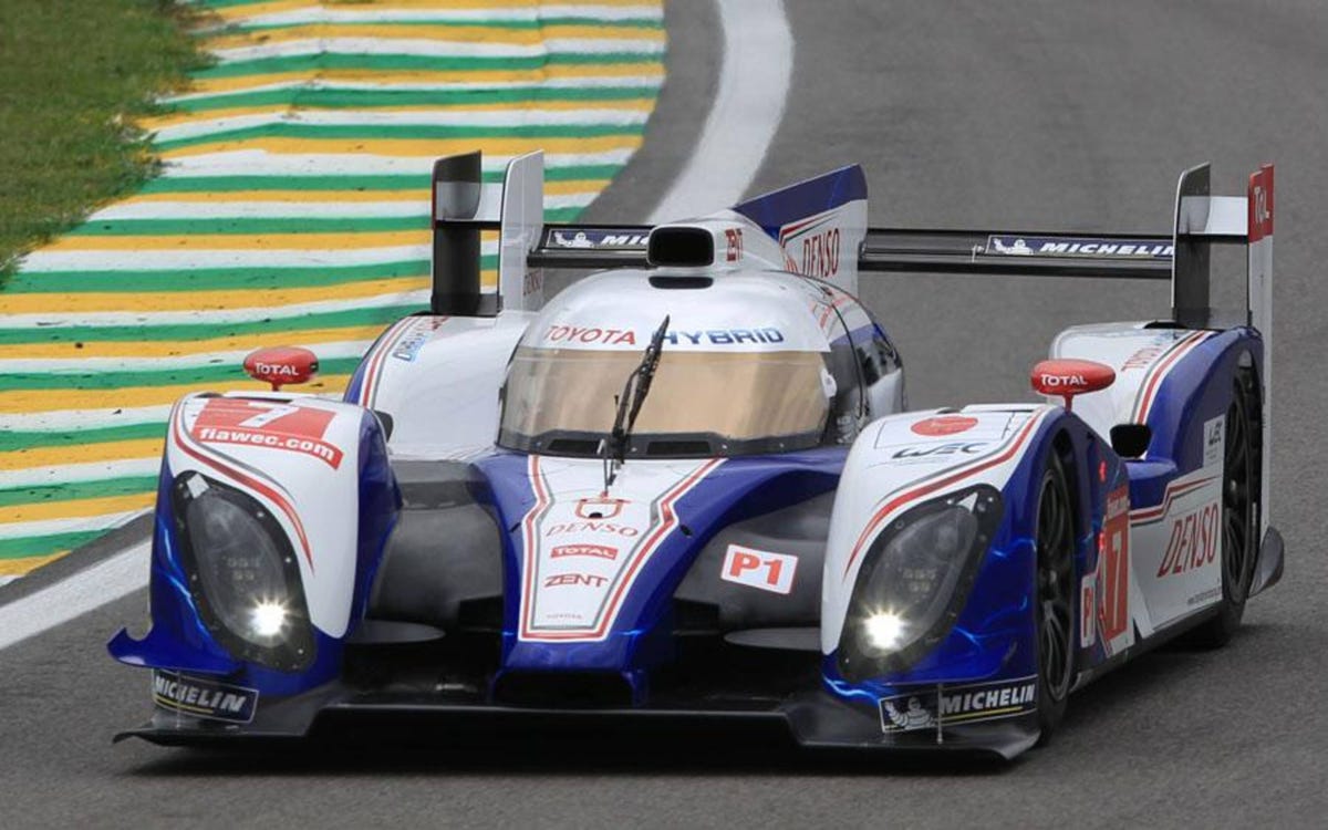 Toyota/Audi hybrid race cars win 1st & 2nd at 6 Hours of Sao Paulo  endurance race