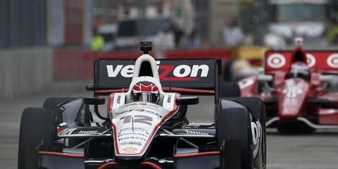 Will Power, above, and Ryan Hunter-Reay are both competing for a championship in the Izod IndyCar Series.