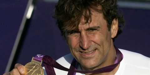 Former CART champion Alex Zanardi won two gold medals at the London Paralympic Games in hand cycling.