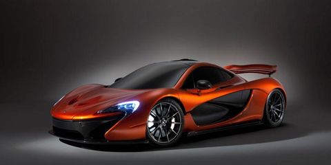 The McLaren P1 wasn't the best in show, but it was an easy choice for the "most fun" award at the 2012 Paris motor show -- even if engine specifications won't be released until next year.