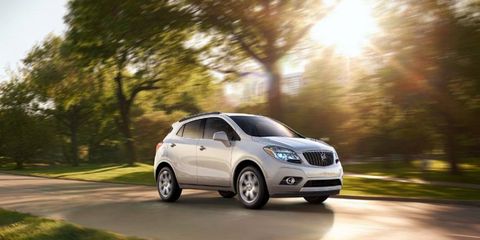 The 2013 Buick Encore has four trims, base, Convenience, Leather and Premium.