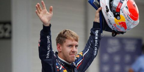 Sebastian Vettel claimed his fourth consecutive pole in Japan with the top qualifying effort on Saturday.
