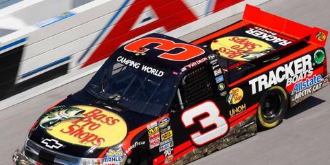 Ty Dillon captured his third career Truck Series pole on Friday at Talladega.