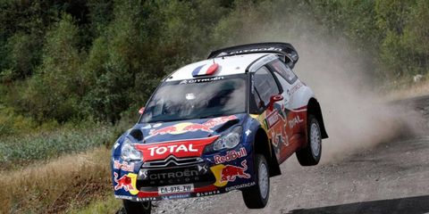 Sebastian Loeb is well on his way to a ninth World Rally Championship title. He leads in France.