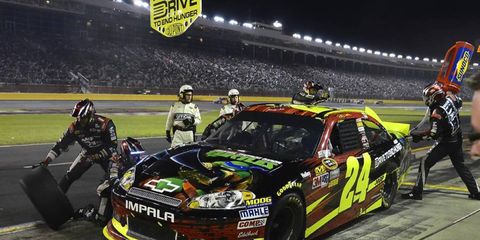 Jeff Gordon is excited about the repave at Kansas Motor Speedway.