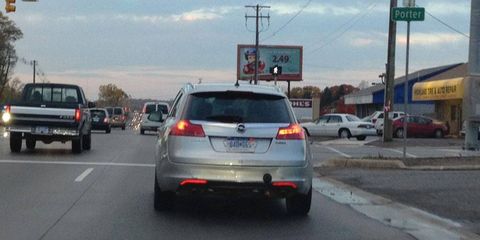 This Insignia was spotted near GM's proving grounds in Milford, Mich.