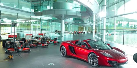 The Neiman Marcus McLaren 12C Spider was just one of the gifts in the Christmas Book.
