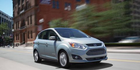 The Ford C-Max Energi gets tax credits and HOV access.