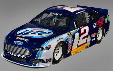 Reigning Sprint Cup champ Brad Keselowski will be driving an updated version of the "Blue Deuce" (now Ford Fusion) for Roger Penske.