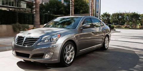 The 2012 Hyundai Equus Ultimate combines many of the styling and interior features of expensive competitors--for well under $70,000. If you squint, it even looks a bit like a Mercedes S-Class.