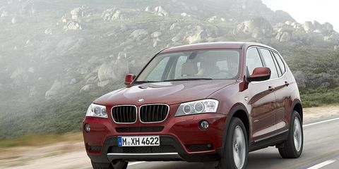 BMW will reveal an X4 concept at the Detroit auto show to slot above the X3 (shown).