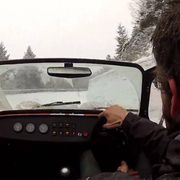 Winter driving in a Caterham Supersport