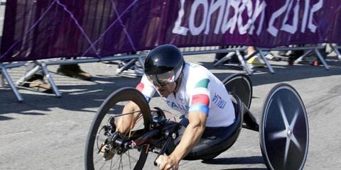 Alex Zanardi became an inspiration to many racing fans when he won two gold medals at the London Paralympics.