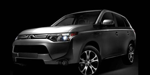 The 2014 Mitsubishi Outlander will debut at the Los Angeles Auto Show.