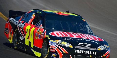 Jeff Gordon was fined and docked 25 points for his late-race incident with Clint Bowyer.