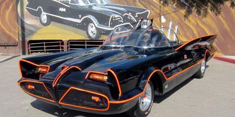 The Batmobile was converted from a Lincoln Futura.