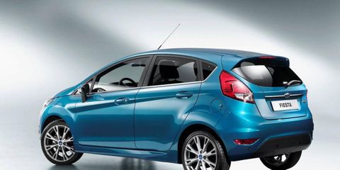 The 2014 Ford Fiesta will feature the company's three-cylinder engine.