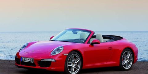 It takes only 13 seconds for the Porsche 911 Carrera Cabriolet to drop its top.