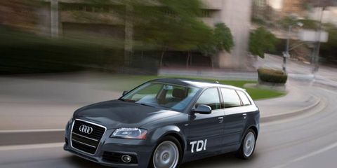 Next year, Audi will offer six diesels on the A3 (pictured), A6, A7, A8, A5 and A7.