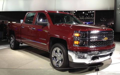 The 2014 Silverado made its auto show debut in Detroit.