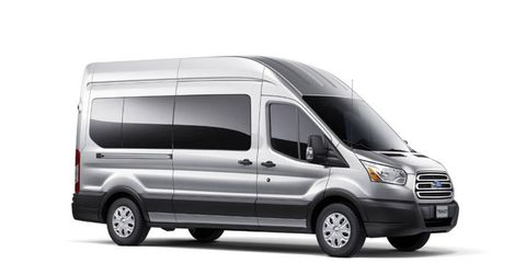 The 2014 Ford Transit is larger than the Transit Connect.