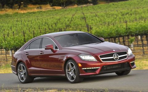 The coupelike CLS63 sedan from Mercedes offers almost all of the room of the big boys at price that&#8217;s a bit easier to swallow.