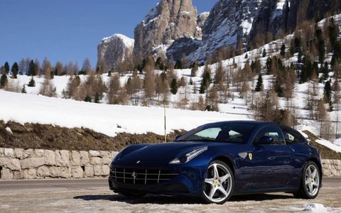 The Ferrari FF is big enough for four&#8212;which is one of the requirements, though we&#8217;re not sure why. Power is plentiful at 651 hp, and the styling is unlike almost anything you&#8217;ll see on the road.