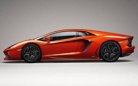 The angry and angular Aventador doesn&#8217;t fit the four-seat requirement, but we stuffed it in this list because of its intimidation factor.