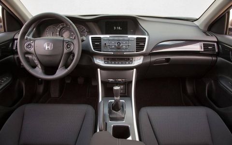 Interior noise is less noticeable on the 2013 Honda Accord Sport sedan than on previous generations of the vehicle.
